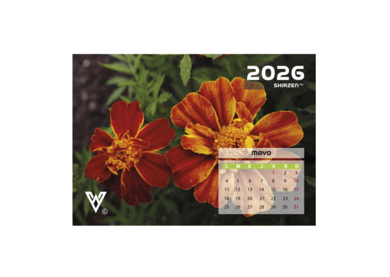 Calendario 2026 floral